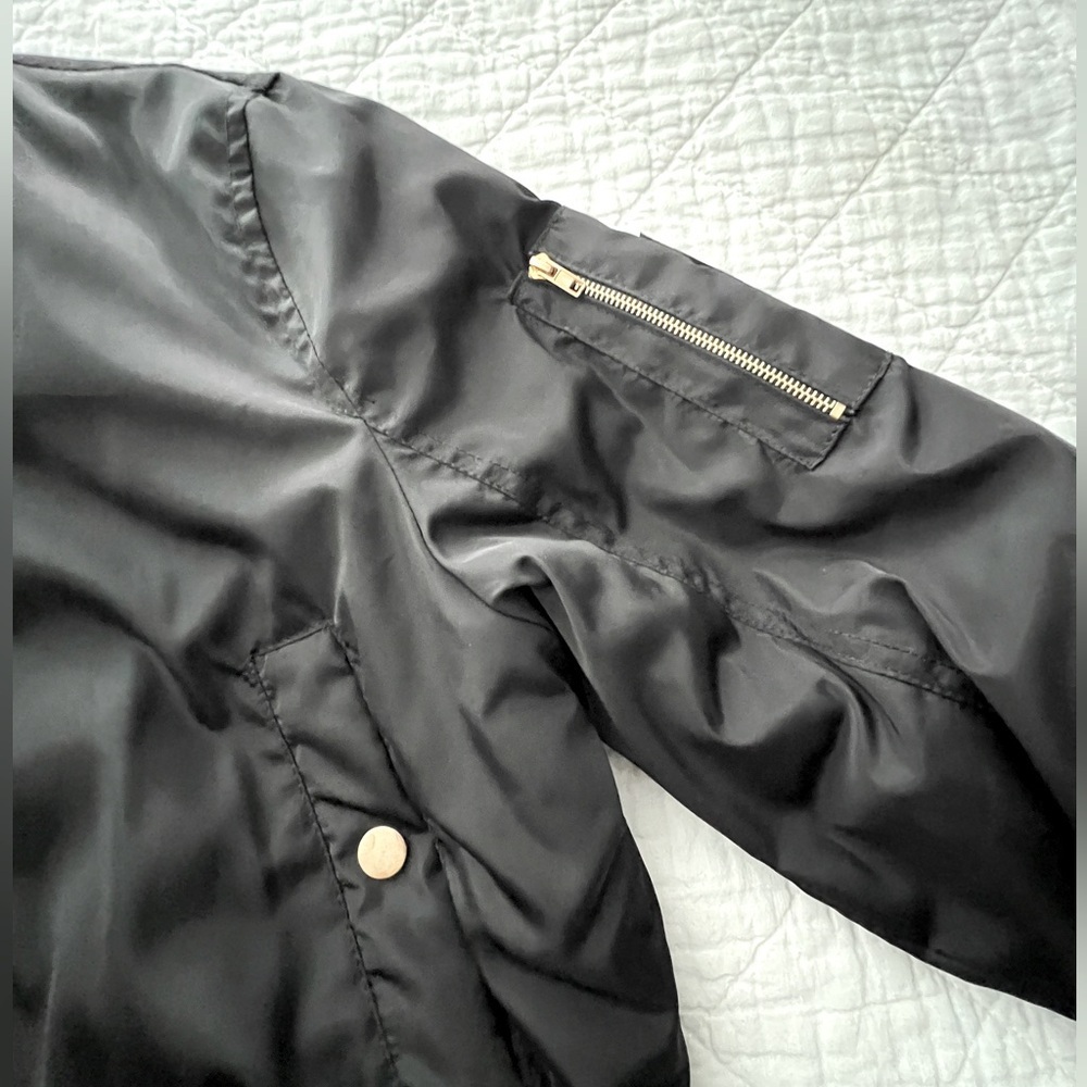 Stylish Bomber Jacket with Gold Finishes - Picture 4 of 12